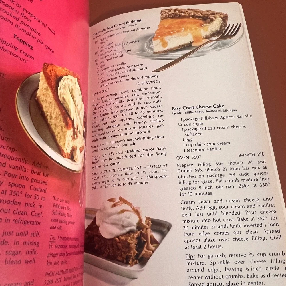 Vintage 1968 Pillsbury Bake Off Cook Book 19th Annual 100 Prize Winning Recipes